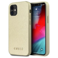 Guess GUHCP12SIGLGO iPhone 12 mini 5.4" gold/gold hardcase Iridescent