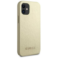 Guess GUHCP12SIGLGO iPhone 12 mini 5.4" gold/gold hardcase Iridescent