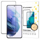 Wozinsky Tempered Glass Full Glue Super Tough Screen Protector Full Coveraged with Frame Case Friendly for Samsung Galaxy S21 5G black