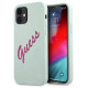 Guess GUHCP12SLSVSBF iPhone 12 mini 5.4" blue fuchsia/blue fuschia hardcase Silicone Vintage