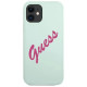 Guess GUHCP12SLSVSBF iPhone 12 mini 5.4" blue fuchsia/blue fuschia hardcase Silicone Vintage