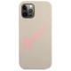 Guess GUHCP12LLSVSGP iPhone 12 Pro Max 6.7" gray pink/grey pink hardcase Silicone Vintage