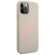 Guess GUHCP12LLSVSGP iPhone 12 Pro Max 6.7" gray pink/grey pink hardcase Silicone Vintage
