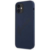 Guess GUHCP12SLSVSBL iPhone 12 mini 5.4" blue/blue hardcase Script Vintage