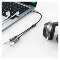 Ugreen aUX 3.5mm mini jack extension cable 0.2m black (AV191 50253)