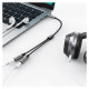 Ugreen aUX 3.5mm mini jack extension cable 0.2m black (AV191 50253)