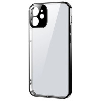 Joyroom New Beauty Series ultra thin case with electroplated frame for iPhone 12 Pro black (JR-BP743)