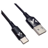 Wozinsky cable USB - USB Type C 2,4A 2m black(WUC-C2B)