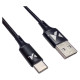 Wozinsky cable USB - USB Type C 2,4A 2m black(WUC-C2B)