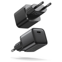 Joyroom fast wall charger USB Type C 20W Power Delivery Quick Charge 3.0 AFC black (L-P202)
