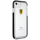 Ferrari Hardcase FEGLHCP7BK iPhone 7/8 SE 2020 / SE 2022 Shockproof transparent black