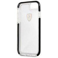 Ferrari Hardcase FEGLHCP7BK iPhone 7/8 SE 2020 / SE 2022 Shockproof transparent black