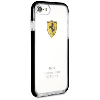 Ferrari Hardcase FEGLHCP7BK iPhone 7/8 SE 2020 / SE 2022 Shockproof transparent black