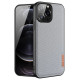 Dux Ducis Fino case covered with nylon material for iPhone 13 Pro Max gray