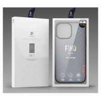 Dux Ducis Fino case covered with nylon material for iPhone 13 Pro Max gray