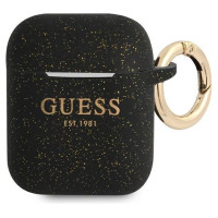 Guess GUA2SGGEK AirPods cover black/black Silicone Glitter