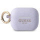 Guess GUAPSGGEU AirPods Pro cover purple/purple Silicone Glitter