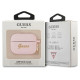 Guess GUAPSSSI AirPods Pro cover pink/pink Silicone Vintage Script