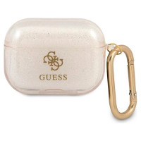 Guess GUAPUCG4GD AirPods Pro cover gold/gold Glitter Collection