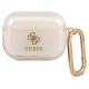 Guess GUAPUCG4GD AirPods Pro cover gold/gold Glitter Collection