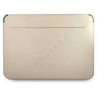 Guess Saffiano Script case for a 13" laptop - gold