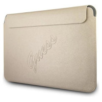 Guess Saffiano Script case for a 13" laptop - gold