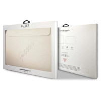 Guess Saffiano Script case for a 13" laptop - gold