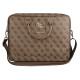 Guess 4G Big Logo bag for a 16'' laptop - brown