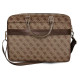 Guess 4G Big Logo bag for a 16'' laptop - brown