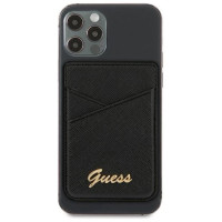 Guess Wallet Card Slot GUWMSSASLBK MagSafe Saffiano black/black