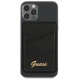 Guess Wallet Card Slot GUWMSSASLBK MagSafe Saffiano black/black