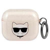 Karl Lagerfeld KLA3UCHGD AirPods 3 cover złoty/gold Glitter Choupette