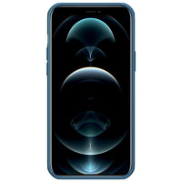 Nillkin Super Frosted Shield reinforced case, cover for iPhone 13 Pro Max, blue