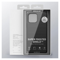 Nillkin Super Frosted Shield reinforced case, cover for iPhone 13 Pro Max, blue
