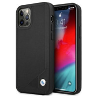 BMW Etui BMW BMHCP12LRCDPK iPhone 12 Pro Max 6,7" czarny/black hardcase Leather Deboss