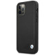 BMW Etui BMW BMHCP12LRCDPK iPhone 12 Pro Max 6,7" czarny/black hardcase Leather Deboss