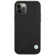 BMW Etui BMW BMHCP12LRCDPK iPhone 12 Pro Max 6,7" czarny/black hardcase Leather Deboss