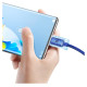 Baseus Crystal Shine Series cable USB cable for fast charging and data transfer USB Type A - USB Type C 100W 1.2m blue (CAJY000403)