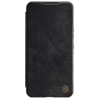 Nillkin Qin Leather Pro Case Case for Samsung Galaxy S22+ (S22 Plus) Camera Protector Holster Cover Flip Case Black