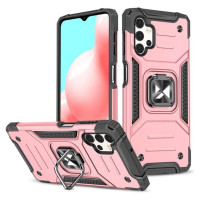 Wozinsky Ring Armor Armored Hybrid Case Cover + Magnetic Mount for Samsung Galaxy A73 gold
