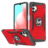 Wozinsky Ring Armor tough hybrid case cover + magnetic holder for Samsung Galaxy A73 red