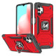 Wozinsky Ring Armor tough hybrid case cover + magnetic holder for Samsung Galaxy A73 red