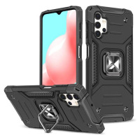 Wozinsky Ring Armor tough hybrid case cover + magnetic holder for Samsung Galaxy A73 black