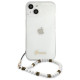 Guess GUHCP13MKPSWH iPhone 13 6.1" Transparent hardcase White Pearl