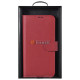 Icarer Haitang Leather Wallet Case Leather Case for Samsung Galaxy S22 + (S22 Plus) Wallet Housing Cover Red (AKSM05RD)