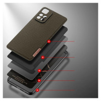 Dux Ducis Fino case cover covered with nylon material Poco M4 Pro 5G green