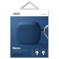 Uniq Nexo case for AirPods 3 + Ear Hooks Silicone - blue