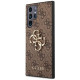 Guess GUHCS22L4GMGBR S908 S22 Ultra brązowy/brown hardcase 4G Big Metal Logo
