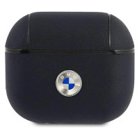 BMW BMA3SSLNA AirPods 3 cover granatowy/navy Geniune Leather Silver Logo