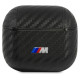 BMW BMA3WMPUCA AirPods 3 cover czarny/black PU Carbon M Collection